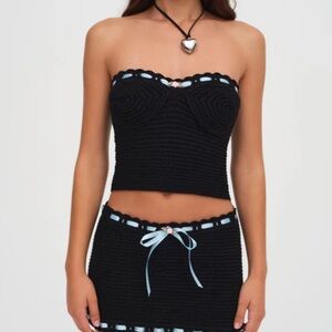 Kelsey Crochet Top by For Love & Lemons, Size small